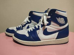 【28cm　US10】ナイキ NIKE AIR JORDAN 1 RETRO HIGH OG STORM BLUE エアジョーダン1 ストームブルー 555088-127