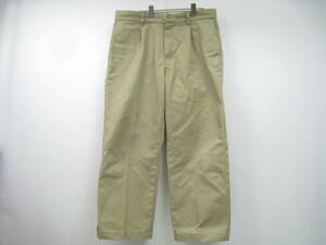 定価24200円 22AW WACKO MARIA×Dickies ワコマリア ディッキーズ トラウザーパンツ DICKIES-WM-PT11 ベージュ サイズS