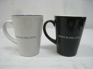 新品 2点セット DEAN&DELUCA ディーンアンドデルーカ マグカップ 白 黒 ホワイト ブラック