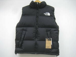 新品 定価30800円 THE NORTH FACE ノースフェイス ヌプシ ダウンベスト Nuptse vest ND92338 黒 ブラック サイズM