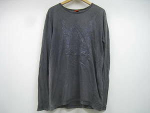 BOSS HUGO BOSS Hugo Boss Boss T-shirt long sleeve long T long sleeve SLIM FIT slim Fit gray size L