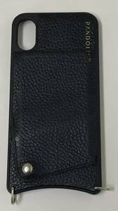 ★BANDOLIER バンドリヤー ショルダースマホケース iPhoneX、Xｓ用　