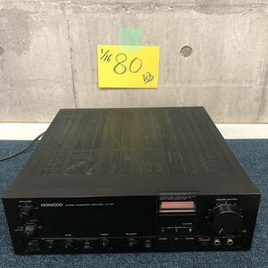 ［ゆec］KENWOOD ケンウッド プリメインアンプ KA-727 1984年製 昭和レトロ 現状品 通電確認済み 動作未確認 音響機器