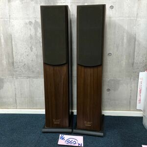 【に.ec】北海道旭川市発 ONKYO オンキョー スピーカー D-205F ペア トールボーイ 音響機材 音出し確認済み オーディオ エッジ破れ無し