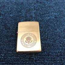 ［ゆec］未使用品 美品 Zippo ジッポー SOLIDBRASS ソリッドブラス 真鍮 1932-1988 PRESIDENT アンティーク_画像2