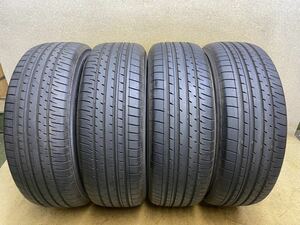 225/60R18 100H ヨコハマBluEarth-XT AE61 中古4本　2020年製バリ山　225/60/18 中古タイヤ