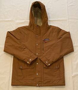 美品 patagonia Infurno Jacket パタゴニア インファーノ ジャケット キッズ XL レディース M 相当 ブラウン 茶 ミリタリー ボア フリース