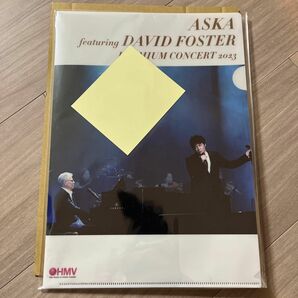 ASKA DAVID FOSTER 2023 クリアファイル　ステッカー　アスカ　チャゲアス