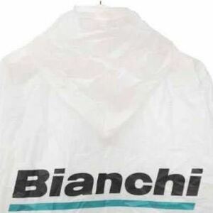 ビアンキ Bianchi 携帯用 レインコート 自転車 カッパ ホワイト レア