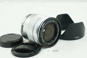 送料無料 【極上美品】FUJIFILM XC 16-50mm F3.5-5.6 OIS シルバー フード付き #350