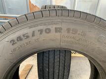 引取り可能！245/70R19.5 136/134L MICHELIN XJE 4 MIXENERGY 19年製 6~7mm 中古タイヤ２本_画像3