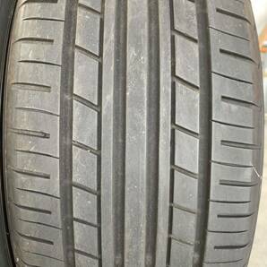 送料込み！224/45R18 YOKOHAMA ECOS ES31 19年 5~6mm 中古タイヤ２本の画像2