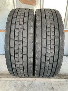 引取可能 265/70R19.5 DUNLOP SP680 11mm 17,2007製 中古Tires2本set