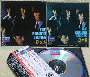 【2点で送料無料】CD ローリング・ストーンズ Rolling Stones 12X5 特典ステッカー付き 帯の応募券切り取り 歌詞対訳掲載 ライナー寺田正典