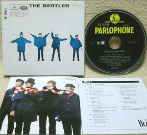 即決！【2点で送料無料】CD ビートルズ Beatles Help! 2009年リマスター 日本盤ボックスのバラ1点 ブックレット2冊 対訳 3面見開き紙ジャケ