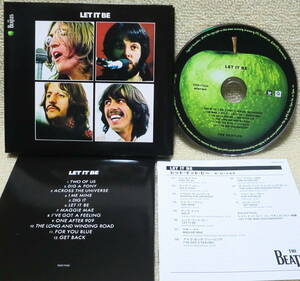 即決！【2点で送料無料】CD ビートルズ Beatles Let It Be 2009年リマスター 日本盤ボックスのバラ1点 ブックレット2冊 対訳掲載