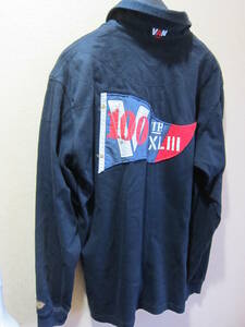 VAN JAC ヴァンヂャケット メンズ 1911-2011 100th 周年 記念 ポロシャツ スウェット トレーナー 黒 長袖 カットソー GREAT FOUNDER タ795