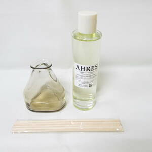 T9209☆【SALE】アーレス AHRES サウンド パフューム リード ディフューザー 室内用芳香剤 200ml 容器セット 未使用品【日用品】