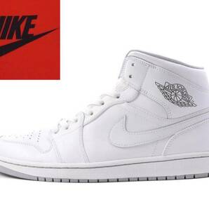 早い者勝ち ナイキ エア ジョーダン 1 ホワイト NIKE AIR JORDAN 1 White 29cm US11 シカゴ ブルズ NBAの画像1