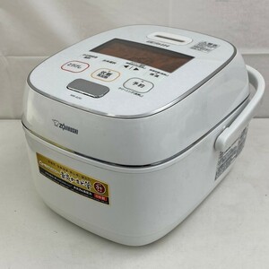 埼♪ ZOJIRUSHI 象印 圧力IH炊飯ジャー NW-JU10 豪炎かまど釜 5.5合炊き 極め炊き 鉄 くろがね仕込み 炊飯器 2020年製 ホワイト ♪1915