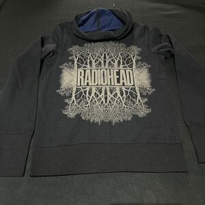 未使用 Radiohead レディオヘッド 公式 パーカー 2012 ツアー スウェット 黒 