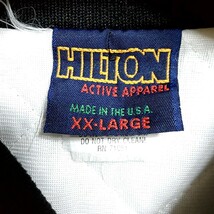 B6 USA製 HILTON 黒色 2XL 中綿 ナイロン スタジャン ジャケット ビッグサイズ オーバーサイズ ビンテージ アメリカ 古着 80s 90s メンズ_画像4