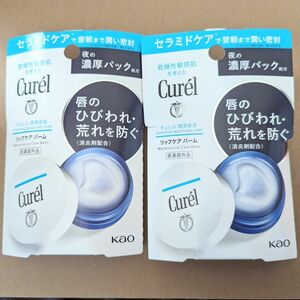 【2個セット☆新品未使用】Curel　潤浸保湿　リップケアバーム☆夜の濃厚パック