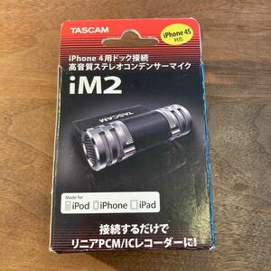  iPhone 4用ステレオマイク iM2 TASCAM社製 