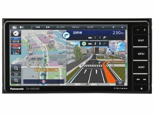 未使用品 箱難 CN-HA02WD Panasonic ストラーダ 7V型200mmカーナビBluetooth/フルセグ/DVD再生/CD録音