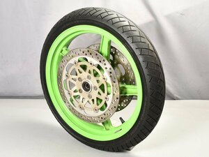 即決有 ZXR250 ZX250A 純正フロントホイール Fホイール フロントブレーキディスクローター カワサキ 優良販