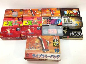 未使用品 VHS ビデオテープ 44本 まとめ SONY TDK MOVIX FUJIFILM Royal Shadow PANASONIC F01-03