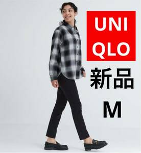 新品 UNIQLO ユニクロ ウルトラストレッチ レギンスパンツ 丈標準 M ブラック 黒 ストレッチ レディース