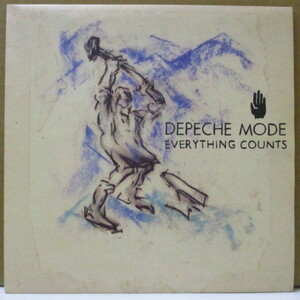 DEPECHE MODE (tepeshu* mode )-Everything Counts (UK original 7 -inch + mat . paper jacket )