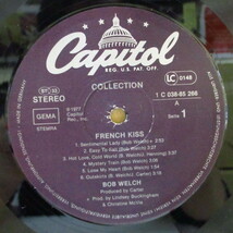 BOB WELCH (ボブ・ウェルチ)-Collection [ French Kiss ] (EU 80's 再発 LP/別デザイン光沢ジ_画像3