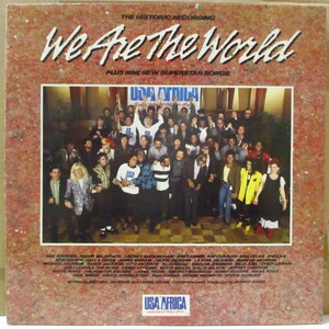 USA FOR AFRICA (USA・フォー・アフリカ)-We Are The World (UK オリジナル LP+インサート/光沢見開きジャケ