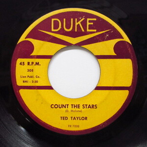 TED TAYLOR-Count The Stars / Hold Me Tight