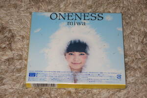 miwa　新品未開封・初回CD+DVD(廃盤)「ONENESS」