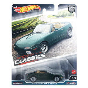 ホットウィール 2023　'91 マツダ MX-5 ミアータ グリーン ロードスター　HotWheels カーカルチャー モダン・クラシックス