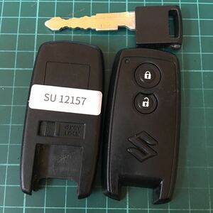 SU12157 スズキ U43PB14B 2ボタン スマートキー キーレスリモコン モコ セルボ フレア ワゴンR MRワゴン等 日産マツダAZワゴン MG22S MH22S