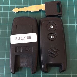 SU12166 スズキ U43PB14B 2ボタン スマートキー キーレスリモコン モコ セルボ フレア ワゴンR MRワゴン等 日産マツダAZワゴン MG22S MH22S