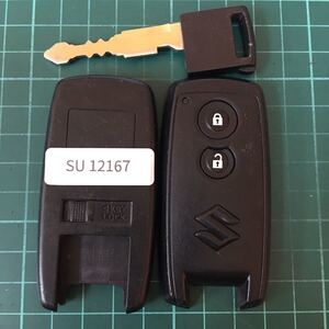 SU12167 スズキ U43PB14B 2ボタン スマートキー キーレスリモコン モコ セルボ フレア ワゴンR MRワゴン等 日産マツダAZワゴン MG22S MH22S