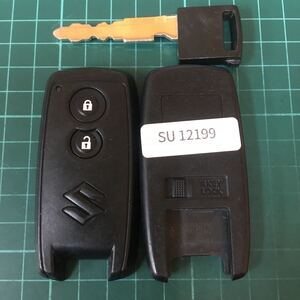 SU12199 スズキ U43PB14B 2ボタン スマートキー キーレスリモコン モコ セルボ フレア ワゴンR MRワゴン等 日産マツダAZワゴン MG22S MH22S