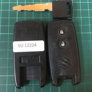 SU12224 スズキ BX217BW10GE4 2ボタン スマートキー キーレスリモコン モコ セルボ フレア ワゴンR MRワゴン等 日産マツダAZワゴン MG22S