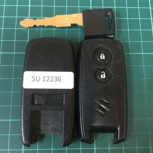 SU12236 スズキ BX217BW10GE4 2ボタン スマートキー キーレスリモコン モコ セルボ フレア ワゴンR MRワゴン等 日産マツダAZワゴン MG22S