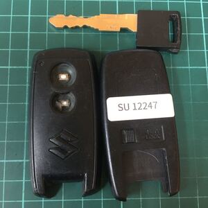 SU12247 スズキ BX217BW10GE4 2ボタン スマートキー キーレスリモコン モコ セルボ フレア ワゴンR MRワゴン等 日産マツダAZワゴン MG22S