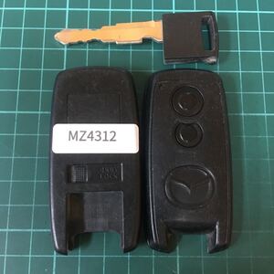 MZ4312 マツダ U43PB14B 2ボタン スマートキー キーレスリモコン モコ セルボ フレア ワゴンR MRワゴン等 日産 スズキ AZワゴン MG22S