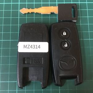 MZ4314 マツダ U43PB14B 2ボタン スマートキー キーレスリモコン モコ セルボ フレア ワゴンR MRワゴン等 日産 スズキ AZワゴン MG22S