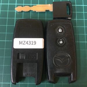 MZ4319 マツダ U43PB14B 2ボタン スマートキー キーレスリモコン モコ セルボ フレア ワゴンR MRワゴン等 日産 スズキ AZワゴン MG22S