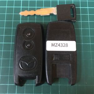 MZ4328 マツダ U43PB14B 2ボタン スマートキー キーレスリモコン モコ セルボ フレア ワゴンR MRワゴン等 日産 スズキ AZワゴン MG22S