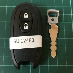 SU12483 点灯無し スズキ 日産 マツダ 純正 キーレス モコ ルークス 2 B OEM ハスラー ワゴンR パレット スペーシア A Zワゴン等